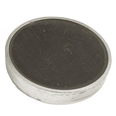 Ferrite pot magnet Ø16x4,5 mm with M3 Screw Socket and 1,8 kg holding force
